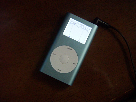 VU Meter on iPod mini 1st generation